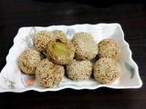 红暑糯米麻团