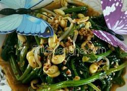 凉拌菠菜豆芽