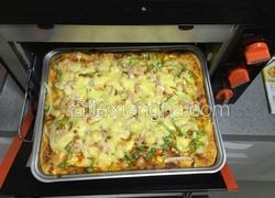 新奥尔良鸡肉鲜虾披萨