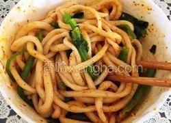 陕西油泼手工棍棍面