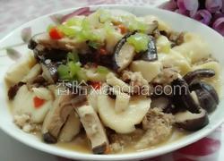 肉末蘑菇烧日本豆腐