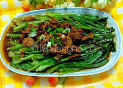 肉酱汁浇麦菜