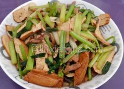 芹菜香干肉丝