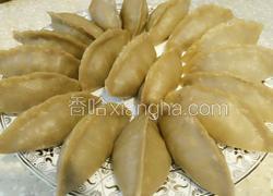韭菜馅莜面蒸饺