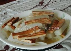 豆腐干炒白萝卜