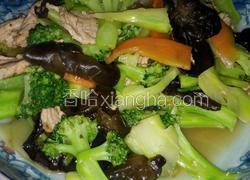 西蓝花炒肉片