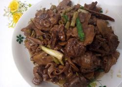 鸭肉鸭肠焖酸豆角