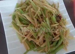 小芹菜配土豆丝