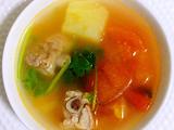 土豆番茄排骨汤