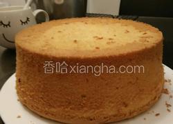 8寸鲜橙汁戚风蛋糕
