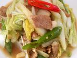 土猪肉炒白菜