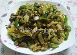 炒酸菜鸡杂