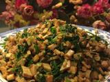 荠菜肉沫香干丁的做法[图]