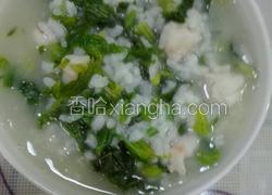虾仁菠菜粥