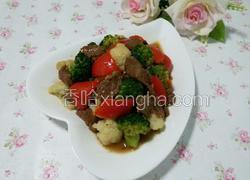 双花炒牛肉