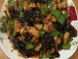 香辣豆豉鸡丁