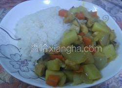 咖喱鸡丁饭