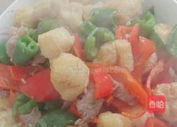 油豆腐炒肉片（家常）的做法图解5