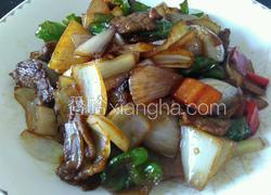 洋葱炒牛肉片