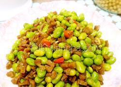 萝卜干炒青豆