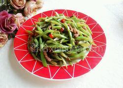 芸豆角炒肉丝
