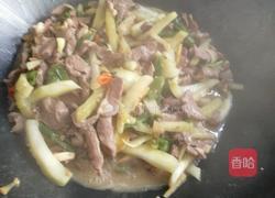 咸菜炒猪心的做法图解3