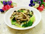 平菇炒小白菜