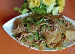 尖椒肉丝土豆片