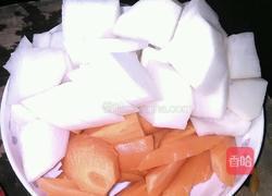 萝卜焖羊脖子的做法图解3