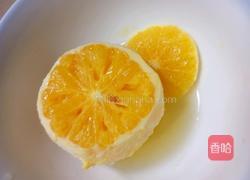 治感冒咳嗽喉咙痛，咽干咽不下口水，就蒸橙子吃的做法图解7