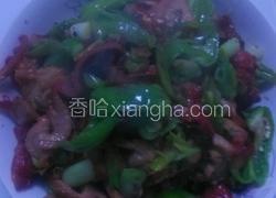 辣椒炒鸭肚