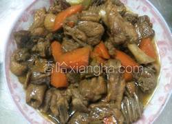 胡萝卜焖鸭肉