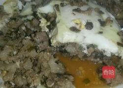 干菜肉松蒸鸡蛋的做法图解4
