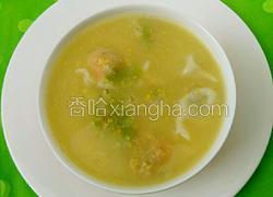 玉米粥煮饺子