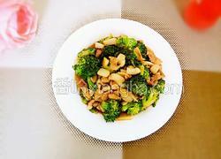 耗油肉丁西兰花