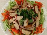 凉拌素鸡豆腐（五彩斑斓）