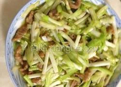韭黄炒肉丝