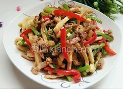 芹菜香干肉丝