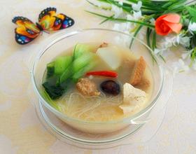 白萝卜炖豆腐小砂锅[图]
