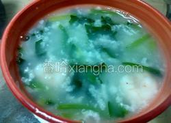 菠菜虾仁粥
