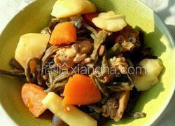 干豆角炖鸡块