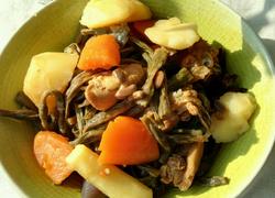 干豆角炖鸡块