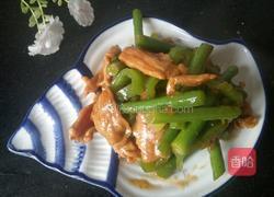 肉炒蒜苔的做法图解9
