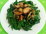 香菇炒菠菜