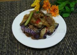 蒜蓉茄子炒肉末