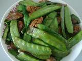 牛肉丸炒豆角
