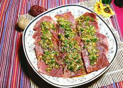 蒜苗拌牛肉