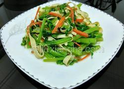 芹菜炒百叶