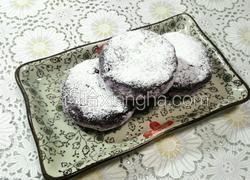 酸奶紫薯饼