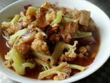 菜花炒肉
